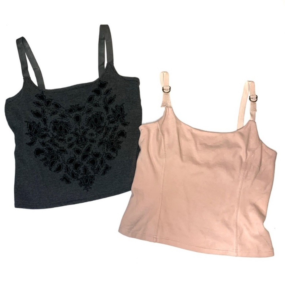 Express Cropped Cami Built in Bra Large Bundle